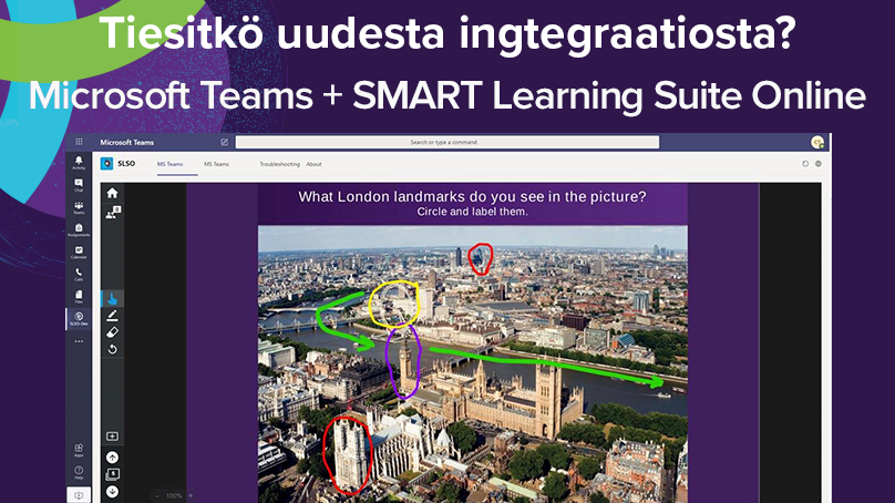 Nyt saatavilla: SMART Learning Suite Online integroituna Microsoft Teamsiin