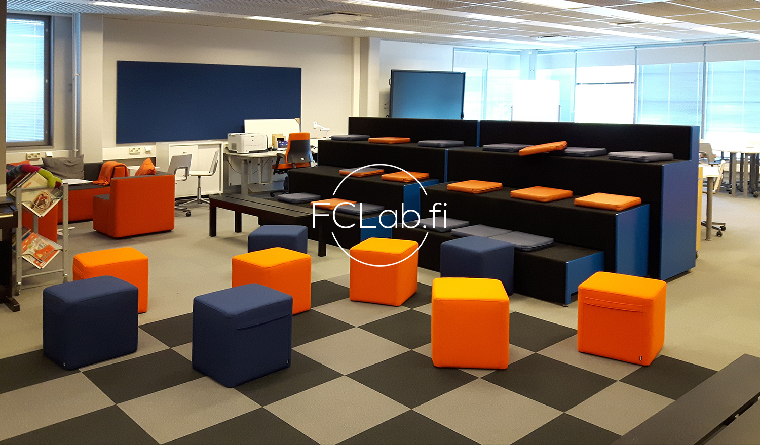 Future Classroom Lab Oppimisen vyöhykkeet tukemassa oppimista ja